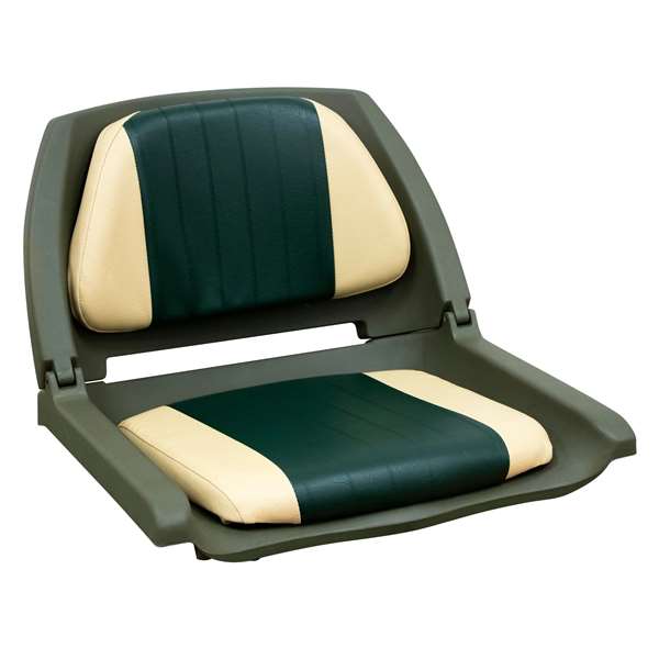 Wise 8WD139CLS Camo Seat w/ Padded Fold Down Shell - Green / Sand / Green Shell  