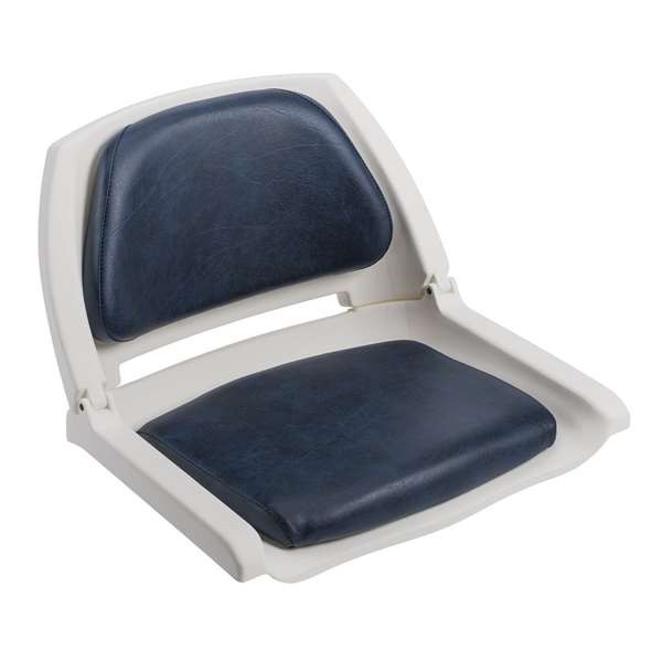 Wise Boat Seat White Shell-Navy      