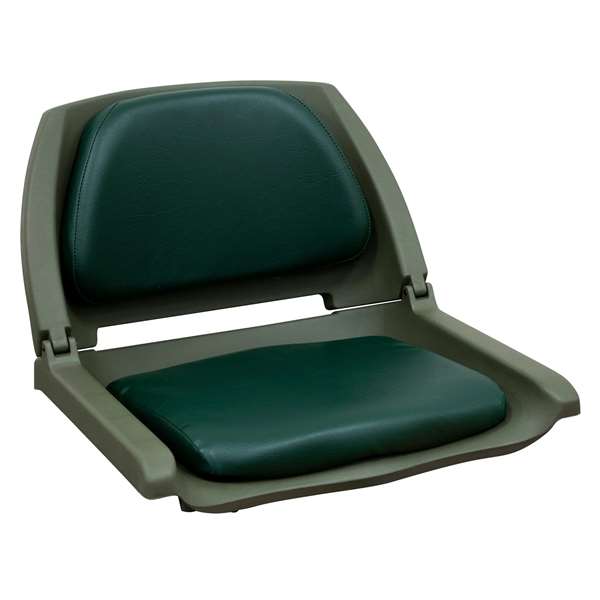 Wise 8WD139CLS Camo Seat w/ Padded Fold Down Shell - Green / Green Shell  