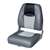 Wise Blast Off Series High Back Bass Boat Seat Cuddy Charcoal-Cuddy Marble-Travelers Black     