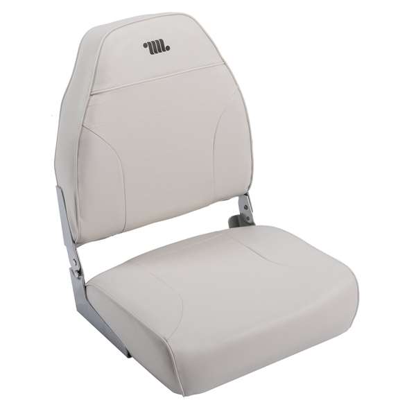 Wise 8WD588PLS Traditional High Back Fishing Seat - White  