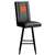 Clemson Tigers Swivel Bar Stool 2000 With Clemson Tigers Logo  