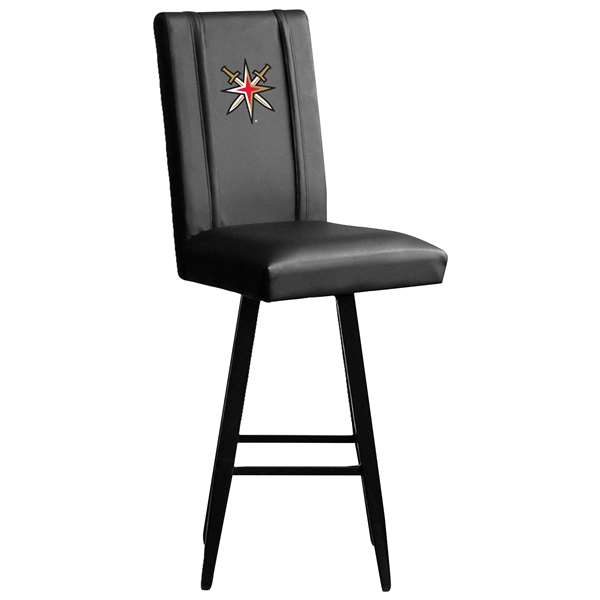 Vegas Golden Knights With Swivel Bar Stool 2000 With Vegas Golden Knights With Secondary Logo