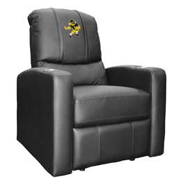 Iowa Hawkeyes Stealth Recliner with Iowa Hawkeyes Football Herky Logo  