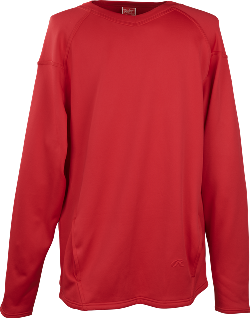 Rawlings Youth Performance Dugout Fleece - Scarlet