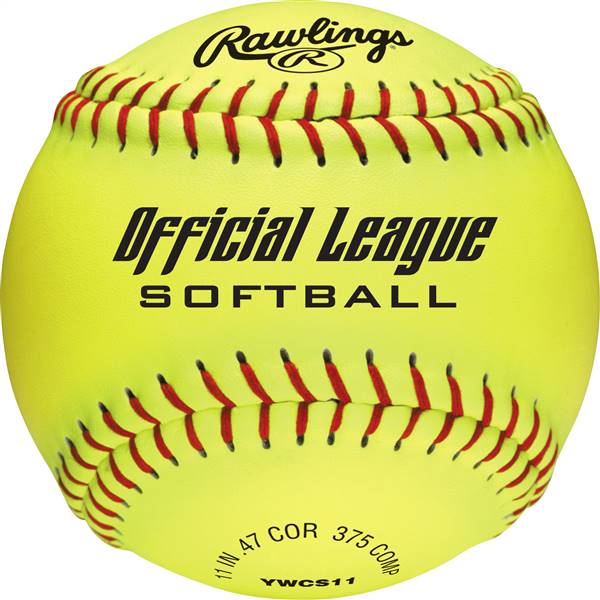  Rawlings Worth YWCS11 Recreational Softball 11" (YWCS11) ( 1 Dozen Balls)  