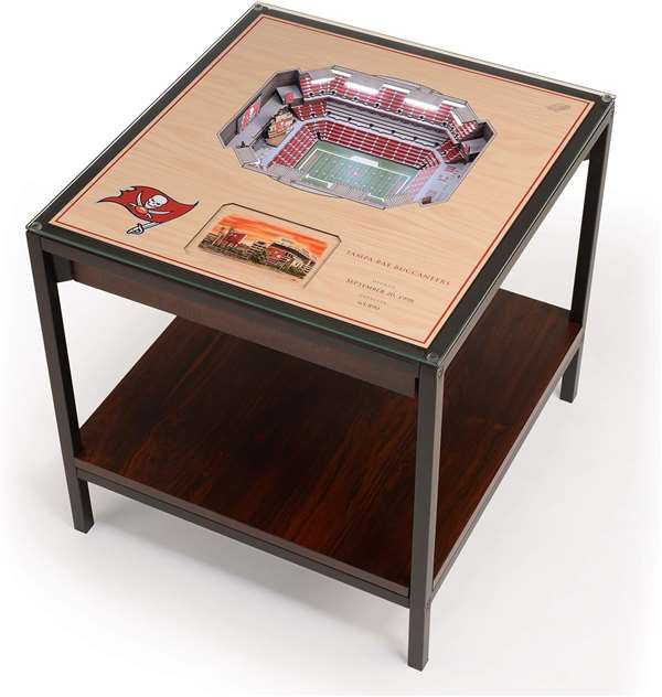 Tampa Bay Buccaneers 25 Layer 3D Stadium View Lighted End Table
