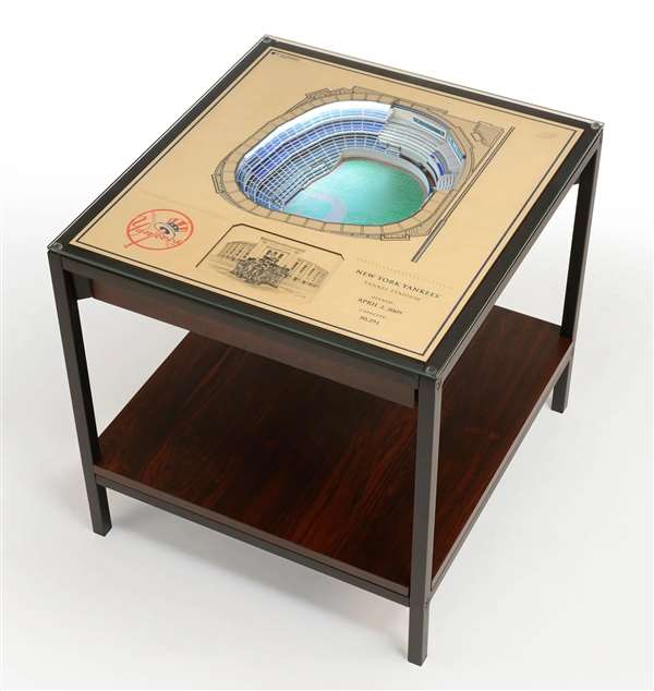 New York Yankees 25 Layer 3D Stadium View Lighted End Table