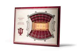 Indiana Hoosiers 5 Layer 3D Stadium View Wall Art