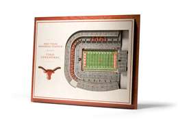 Texas Longhorns 5 Layer 3D Stadium View Wall Art