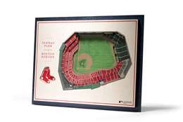 Boston Red Sox 5 Layer 3D Stadium View Wall Art