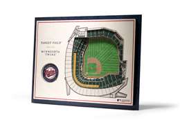 Minnesota Twins 5 Layer 3D Stadium View Wall Art