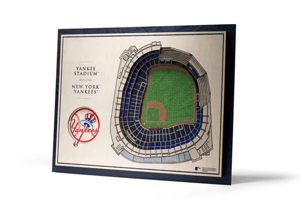 New York Yankees 5 Layer 3D Stadium View Wall Art