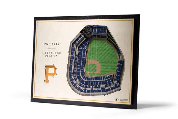 Pittsburgh Pirates 5 Layer 3D Stadium View Wall Art