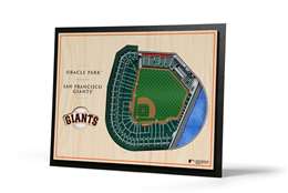 San Francisco Giants 5 Layer 3D Stadium View Wall Art