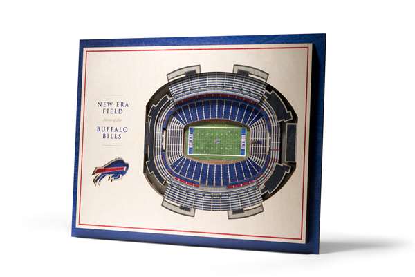 Buffalo Bills 5 Layer 3D Stadium View Wall Art