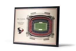 Houston Texans 5 Layer 3D Stadium View Wall Art