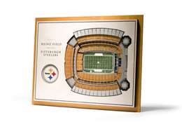 Pittsburgh Steelers 5 Layer 3D Stadium View Wall Art