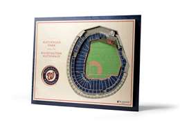 Washington Nationals 5 Layer 3D Stadium View Wall Art