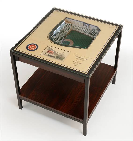 Chicago Cubs 25 Layer 3D Stadium View Lighted End Table