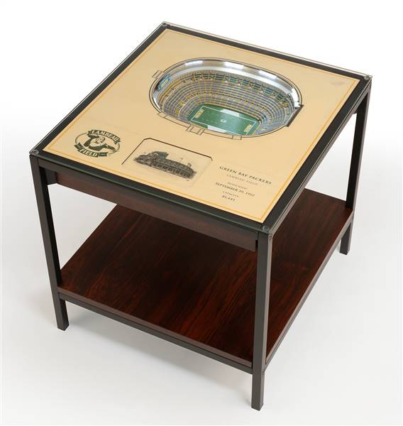 Green Bay Packers 25 Layer 3D Stadium View Lighted End Table