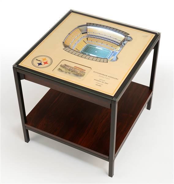 Pittsburgh Steelers 25 Layer 3D Stadium View Lighted End Table