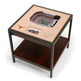 Texas Longhorns 25 Layer 3D Stadium View Lighted End Table