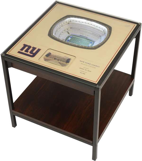 New York Giants 25 Layer 3D Stadium View Lighted End Table