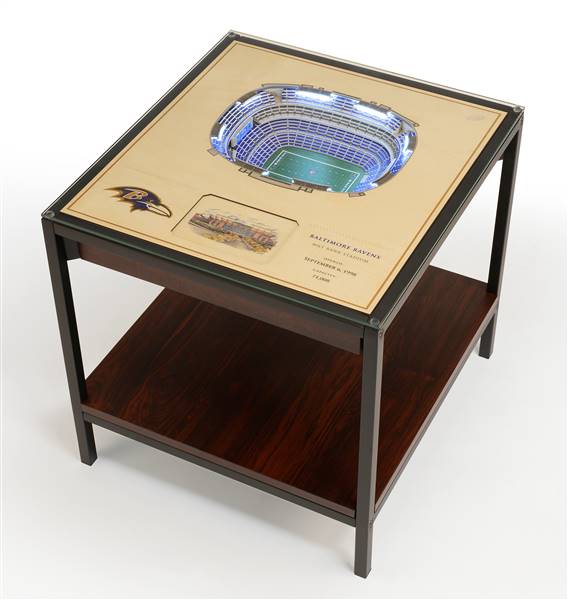 Baltimore Ravens 25 Layer 3D Stadium View Lighted End Table
