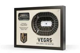 Vegas Golden Knights  25 Layer Stadium View 3D Wall Art