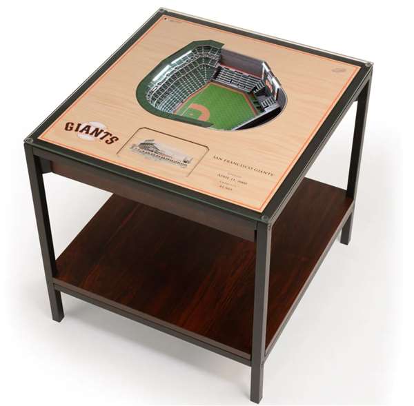 San Francisco Giants 25 Layer 3D Stadium View Lighted End Table