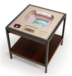 Auburn Tigers 25 Layer 3D Stadium View Lighted End Table