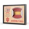 Indiana Hoosiers  25 Layer Stadium View 3D Wall Art