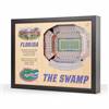 Florida Gators  25 Layer Stadium View 3D Wall Art