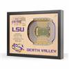 LSU Tigers  25 Layer Stadium View 3D Wall Art