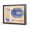 Kentucky Wildcats  25 Layer Stadium View 3D Wall Art