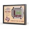 Texas A&M Aggies  25 Layer Stadium View 3D Wall Art