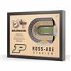 Purdue Boilermakers FB  25 Layer Stadium View 3D Wall Art