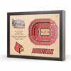 Louisville Cardinals  25 Layer Stadium View 3D Wall Art