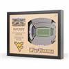 West Virginia Mountain  25 Layer Stadium View 3D Wall Art