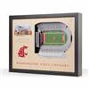 Washington State Cougars 25 Layer Stadium View 3D Wall Art