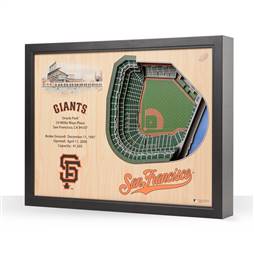 San Francisco Giants  25 Layer Stadium View 3D Wall Art