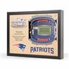 New England Patriots  25 Layer Stadium View 3D Wall Art