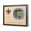 New Orleans Saints  25 Layer Stadium View 3D Wall Art