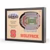 NC State Wolfpack  25 Layer Stadium View 3D Wall Art