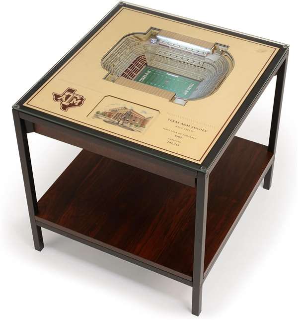 Texas A&M Aggies 25 Layer 3D Stadium View Lighted End Table