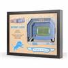 Detroit Lions  25 Layer Stadium View 3D Wall Art