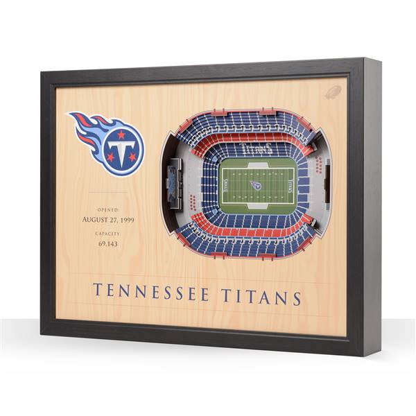 Tennessee Titans  25 Layer Stadium View 3D Wall Art