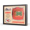 Kansas City Chiefs  25 Layer Stadium View 3D Wall Art