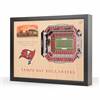 Tampa Bay Buccaneers  25 Layer Stadium View 3D Wall Art